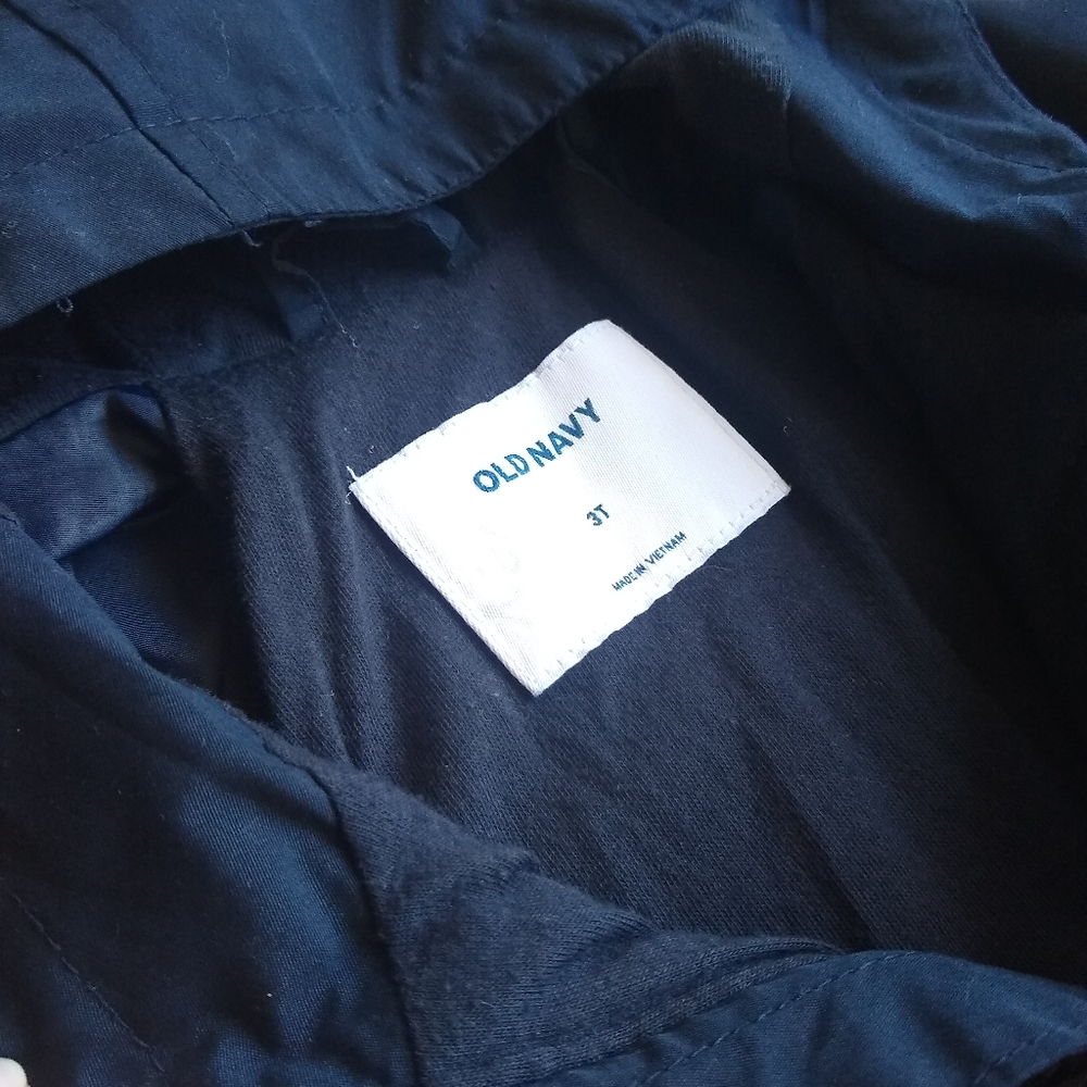 Old Navy Color Block Lightweight Jacket with Hood 3T - Picture 2 of 4